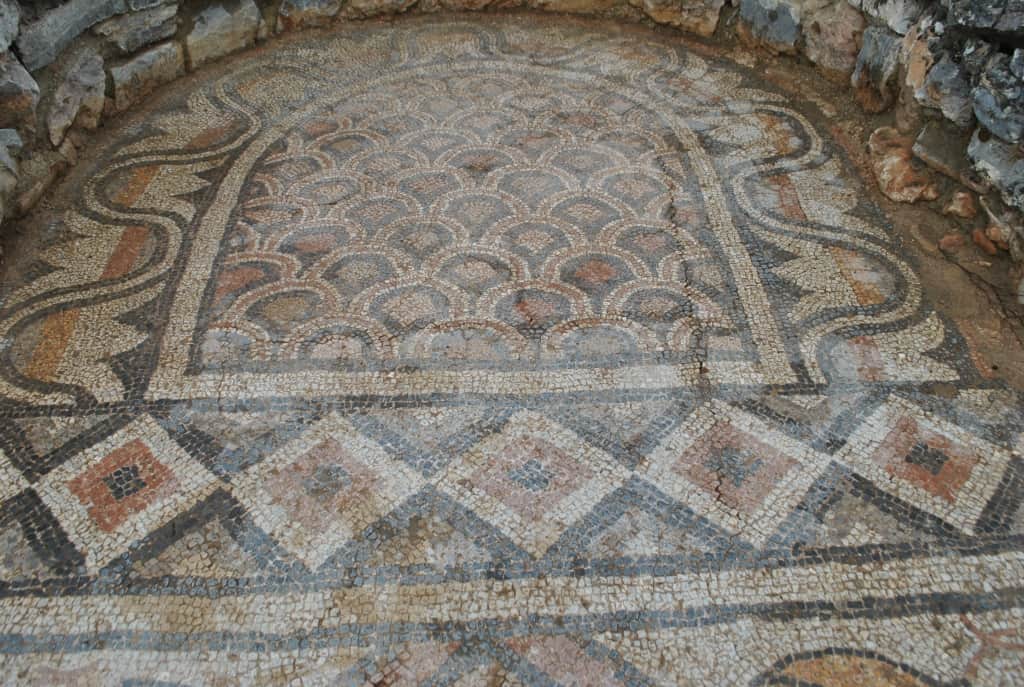 Mosaik von Lin (Kulturdenkmal) | Foto: Schutzgebiet Pogradec – Ohridseev